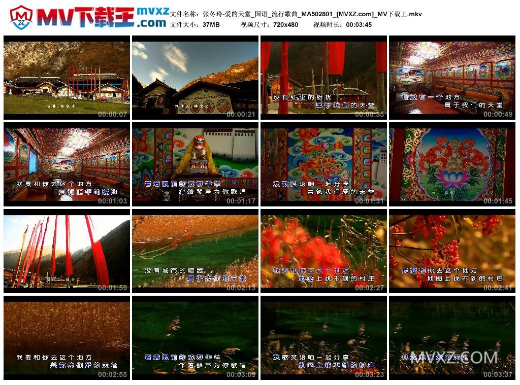 张冬玲-爱的天堂_国语_流行歌曲_MA502801